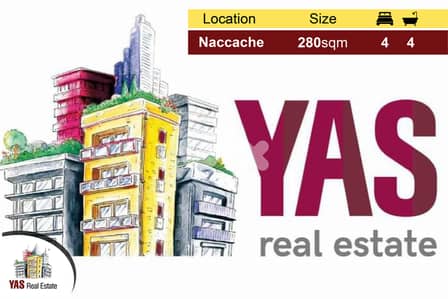Naccache 280m2 + Terrace 200m2 | Prime Location | Brand New |