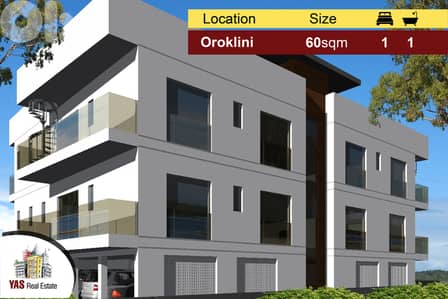 Oroklini Cyprus 60m2 | Luxury | Open Sea View |
