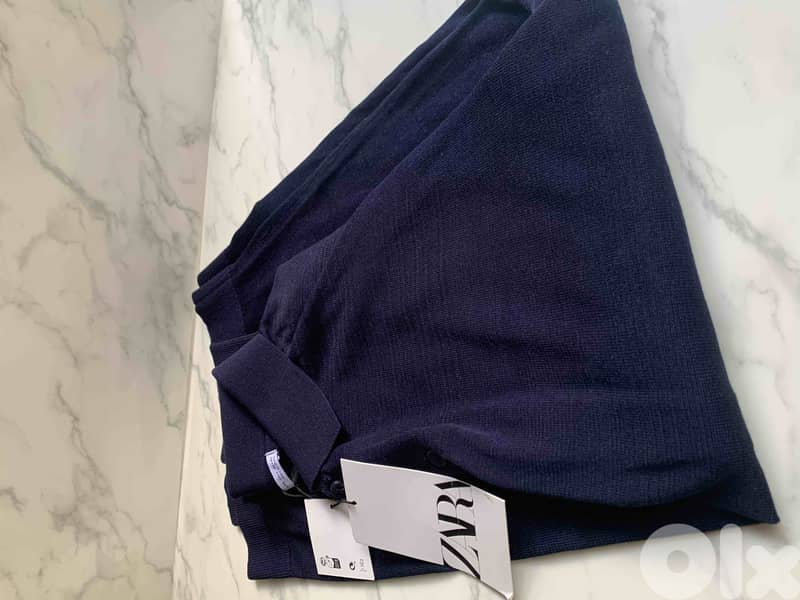 ZARA Original Long sleeve Knit Polo Shirt 5