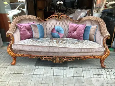 طقم كنبايات حفر خشب زان مصري