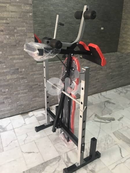 bench adjustable bodyfit new in box with legs and biceps heavy duty 7