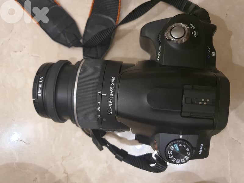 Sony Alpha 230 camera with 2 lenses 2