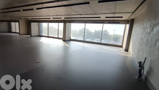 550 Sqm + Mezanine |Prime Location Sea Side Showroom For Rent In Dbaye
