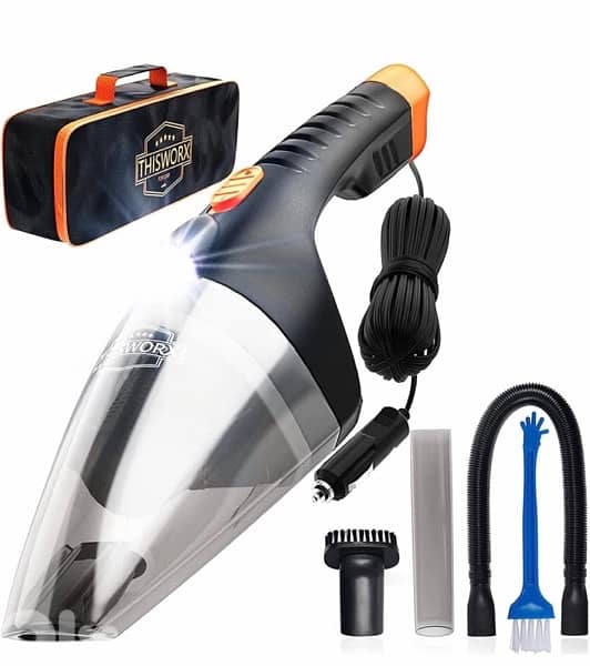 Car Cleaner Vacuum LED Light + Free Delivery 4