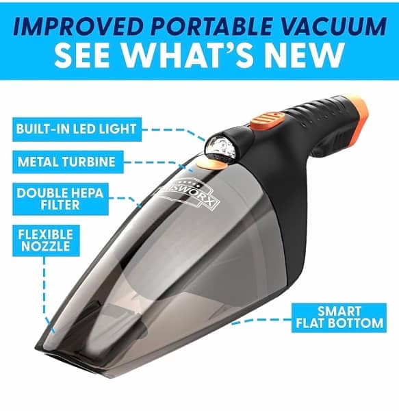 Car Cleaner Vacuum LED Light + Free Delivery 5
