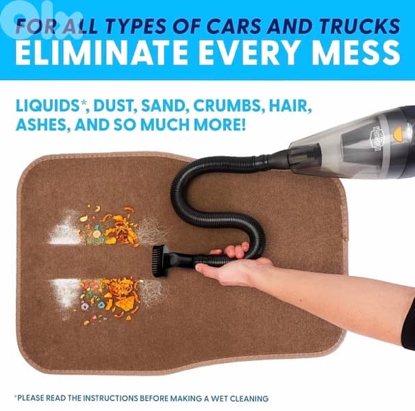 Car Cleaner Vacuum LED Light + Free Delivery 7