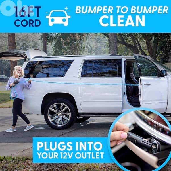 Car Cleaner Vacuum LED Light + Free Delivery 8