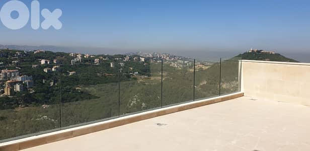 400SQ DUPLEX IN BAABDAT OVERLOOKING THE SEA WITH TERRACE , BB-124