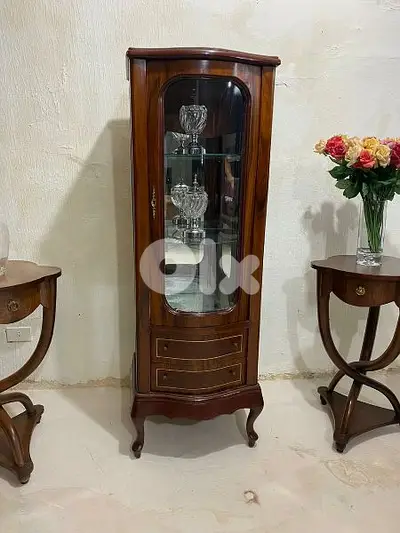 فاترينة تحف مصرية قديمة خشب زان