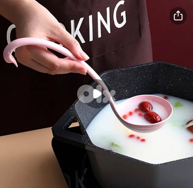 cute swan shape cooking spoon 1