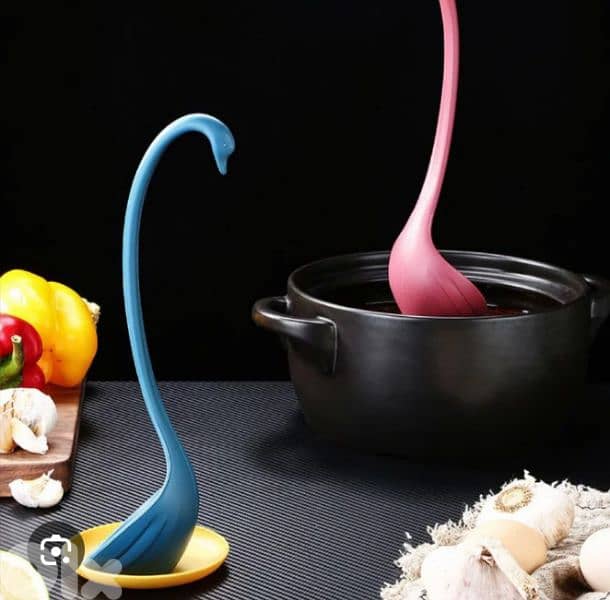 cute swan shape cooking spoon 3