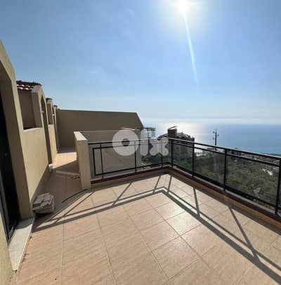 224m2 duplex+ terrace+open view for sale in Halat-دوبلكس في حالات جبيل
