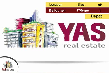 Ballouneh 176m2 | Depot | Excellent Condition | Catch |