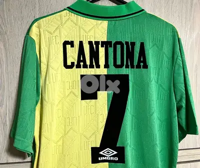 Manchester United cantona 1992 away rare umbro jersey