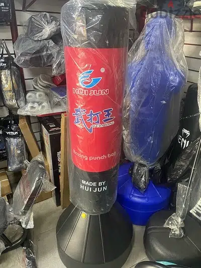 boxing bag with stand