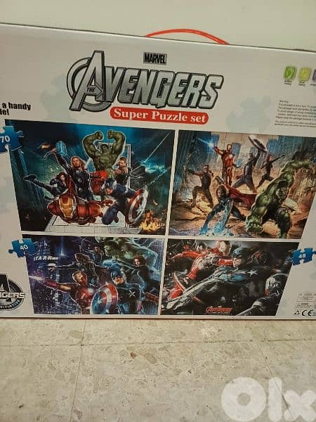 Avengers super puzzle toy set 4 in 1 1