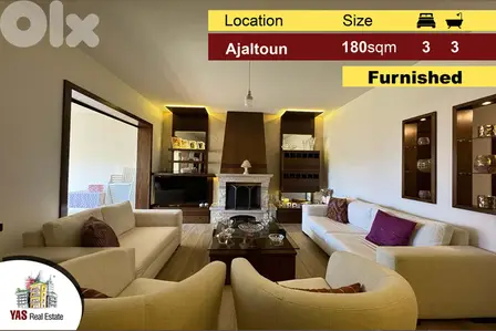 Ajaltoun 180m2 | High-End | Furnished | Prime | Catch |