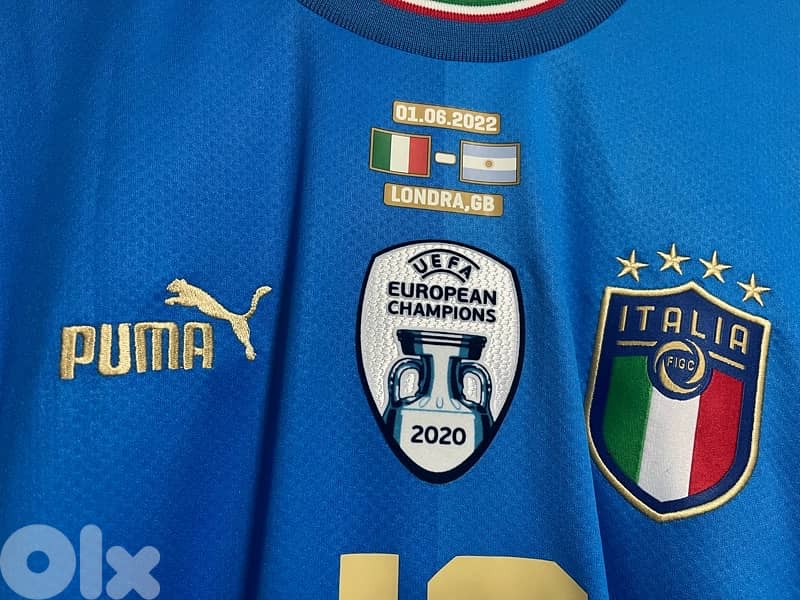italia finalissima super copa special edition puma barella 18 jersey 1