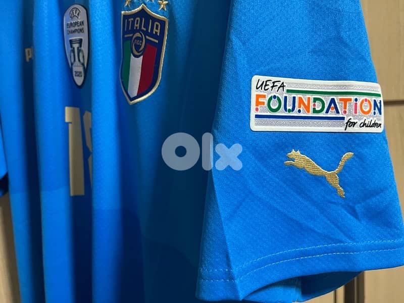 italia finalissima super copa special edition puma barella 18 jersey 2