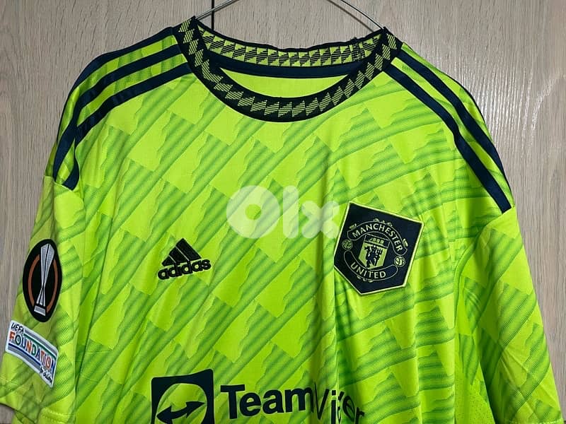 Manchester United 2022 away adidas kit cantona 7  for five dollars 3