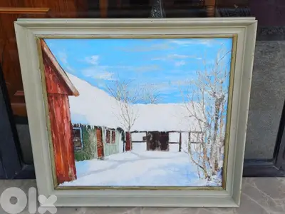 لوحة رسم زيتي اوروبية