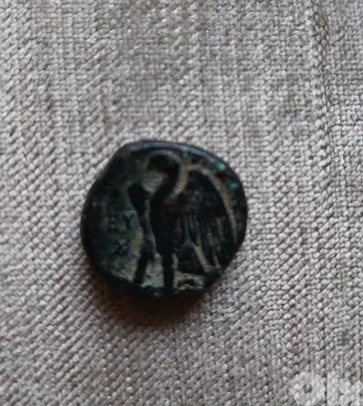 Ancient Ptolomaic Bronze Coin Ptolemy I Soter Eygpt  Eagle year 305 BC