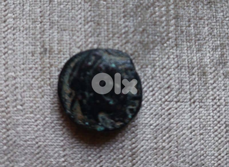 Ancient Ptolomaic Bronze Coin Ptolemy I Soter Eygpt  Eagle year 305 BC 1