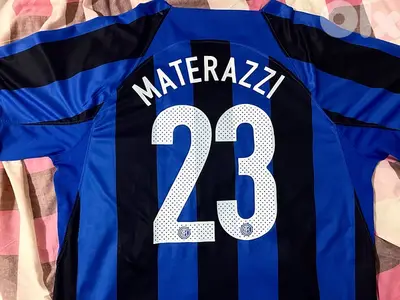 inter milan marco Materazzi special edition nerrazuri nike shirt 23