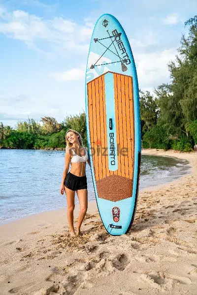 BOIERTO Wooden whale Sup (with D-rings for kayak seat)