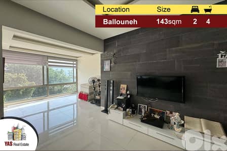 Ballouneh 143m2 | Excellent Condition | Open View | Luxurious | Catch