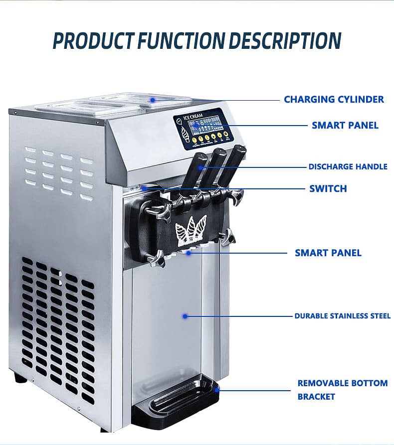 ICE CREAM MACHINE HIGH QUALITY VEVOR 1