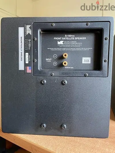 M&K sound loudspeakers system THX certified studio