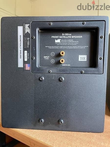 M&K sound loudspeakers system THX certified studio 0
