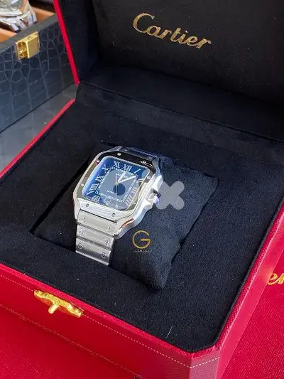 Cartier Santos Blue Swiss Superclone 1.1