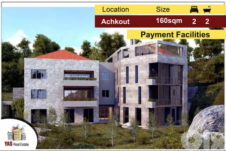 Achkout 160m2 | 60m2 garden | Under Construction | Payment facilities|