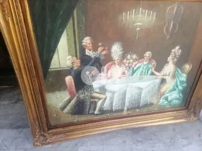 لوحة رائعة جدا رسم زيتي شغل فني مميز