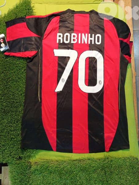 AC Milan Robinho Retro Football Shirt (Made in Thailand) 1