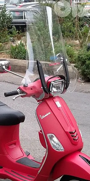 piaggio long windshield for vespa sxl