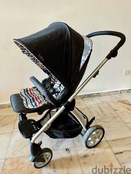 pram stroller baby chair and basinet set 4