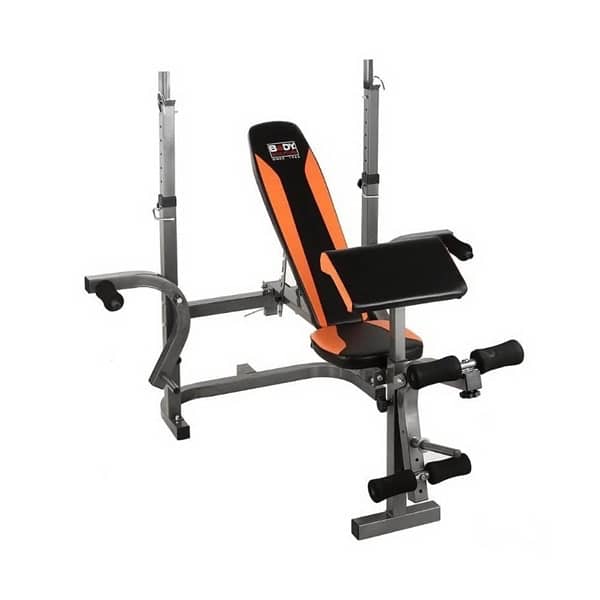 Bench With Arm Curl Body Sculpture Foldable Weight Lifting 0