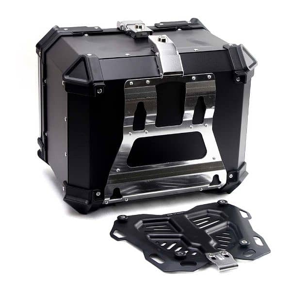 aluminum universal top box for motorcycles 0