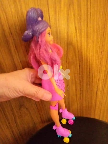 Barbie VIDEO GAME HERO melody+Light PRINCESS mechano Toy+Roller skates 7