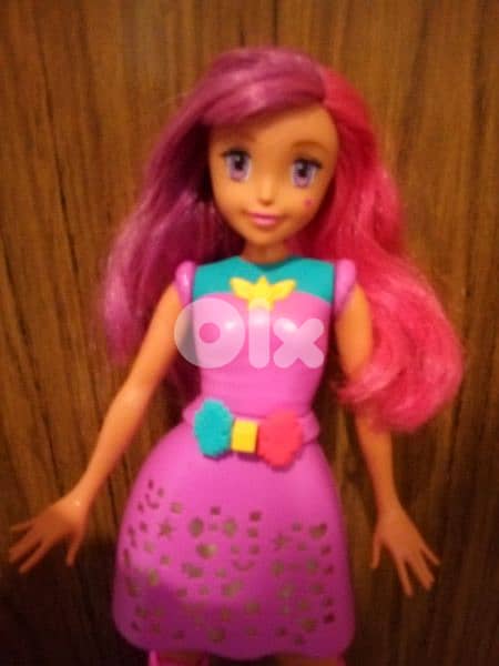 Barbie VIDEO GAME HERO melody+Light PRINCESS mechano Toy+Roller skates 5