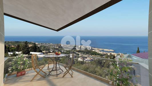 L04094-Simplex Apartment For Sale in Jdayel With Nice Sea View