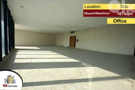 Dbayeh/Waterfront 167m2 | Office | Mountain View | MJ