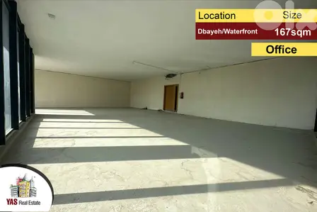 Dbayeh/Waterfront 167m2 | Office | Mountain View | MJ