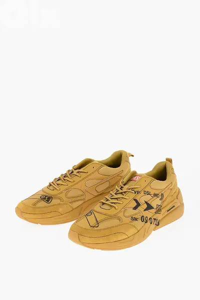 DIESEL - SNEAKERS WITH SUEDE AND WRITTEN DETAILS x Original