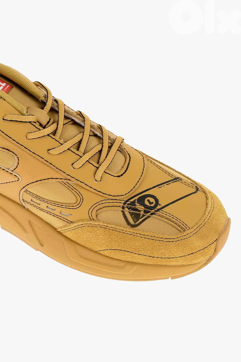 DIESEL - SNEAKERS WITH SUEDE AND WRITTEN DETAILS x Original 4