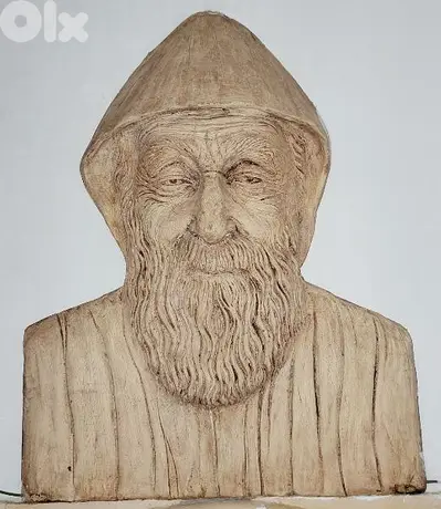Relief for saint charbel resin fiber 65 x 45 cm .