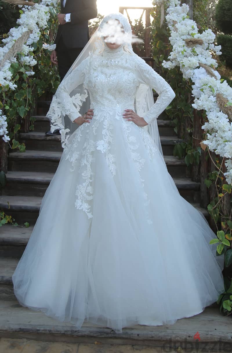 Handmade in Turkiye wedding dress. Haute couture dantelle 0